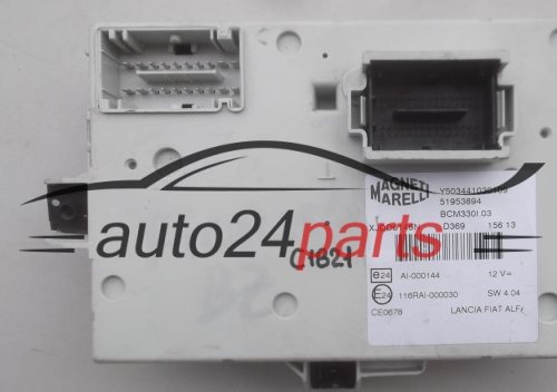 CENTRALITA DE CONFORT BSI FIAT 500 51953894 