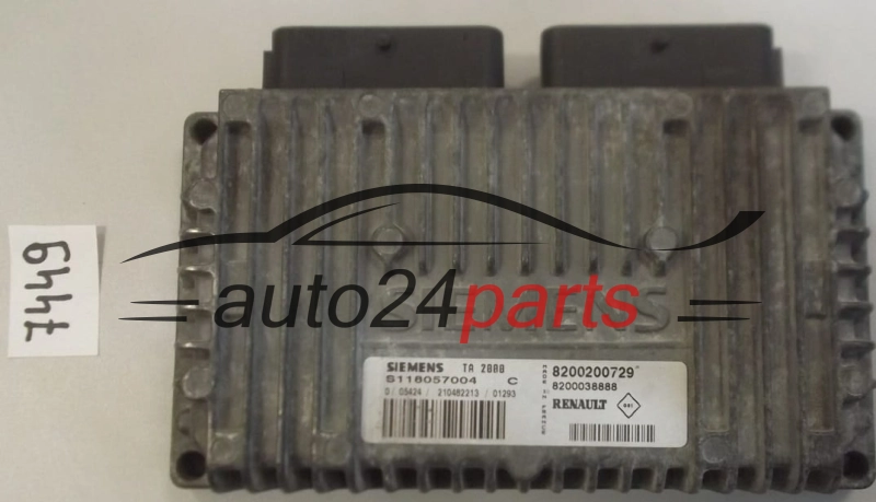 STEROWNIK SKRZYNI AUTOMATYCZNEJ RENAULT SCENIC 2.0 SIEMENS S118057004 C