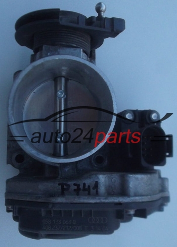 BOITIER DE PAPILLON AUDI VW VOLKSWAGEN 1.8 T VDO 408 237/212/008, 058 133 063 Q