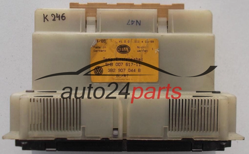 PANEL OGRZEWANIA STEROWNIK NAWIEWU REGULATOR KLIMATRONIK VOLKSWAGEN AUDI A4 B5 GOLF BORA PASSAT 3B2 907 044 B / 3B2907044B / 5HB 007 617-11 / 5HB00761711