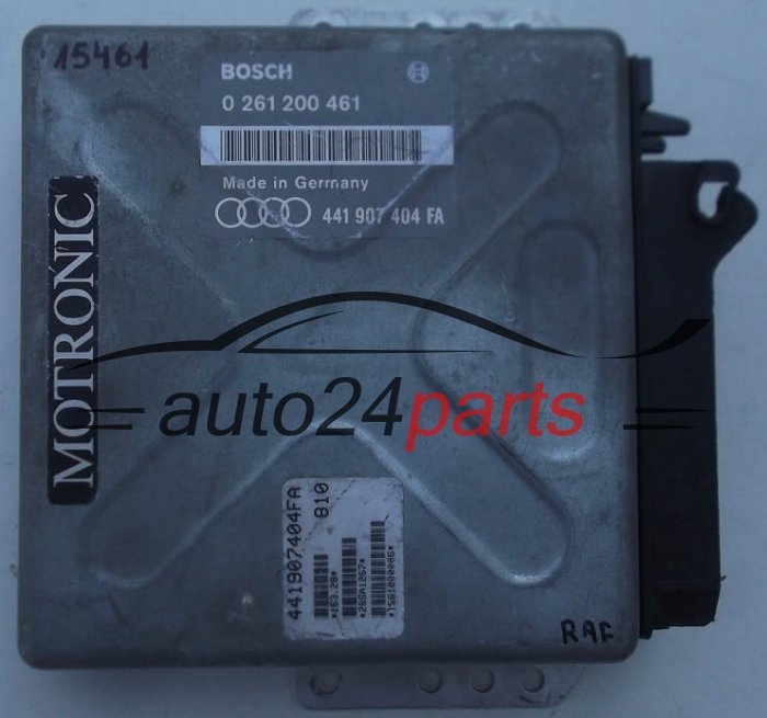 CALCULATEUR MOTEUR AUDI BOSCH 0 261 200 461, 0261200461, 441 907 404 FA, 441907404FA 