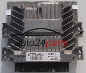 MOTORSTEUERGERÄT ECU STEUERGERAT RENAULT MEGANE SCENIC SIEMENS S122326113 A, S122326113A, 8200804775