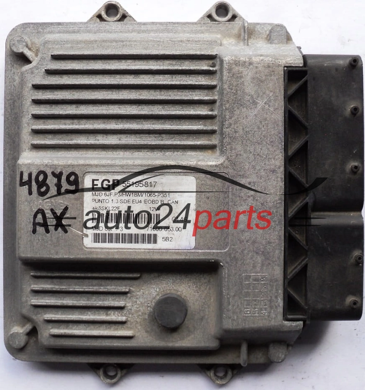 KOMPUTER STEROWNIK SILNIKA FIAT PUNTO 1.3 JTD MAGNETI MARELLI MJD 6JF.P3
