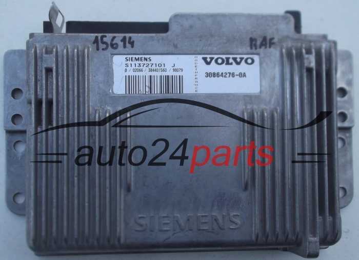 KOMPUTER STEROWNIK SILNIKA VOLVO S40 V40 2.0 SIEMENS S113727101J, S113727101 J, 113727101, 30864276-0A