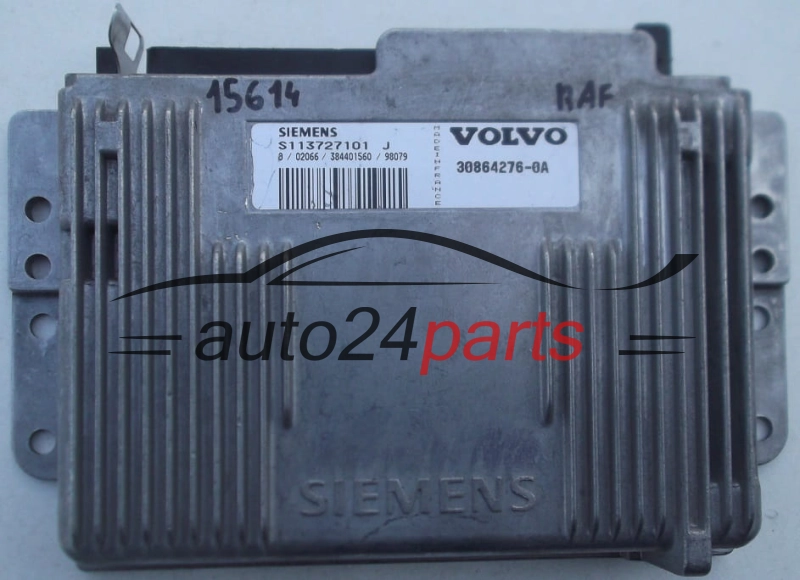 KOMPUTER STEROWNIK SILNIKA VOLVO S40 V40 2.0 SIEMENS S113727101J, S113727101 J, 113727101, 30864276-0A