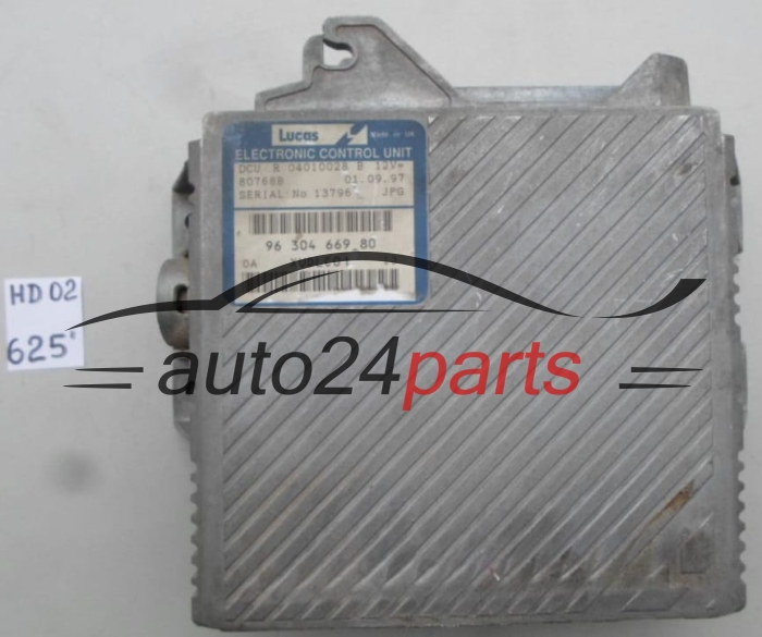 KOMPUTER STEROWNIK SILNIKA PEUGEOT 406 2.1 TD 9630466980 XUDLC01 R04010028A -