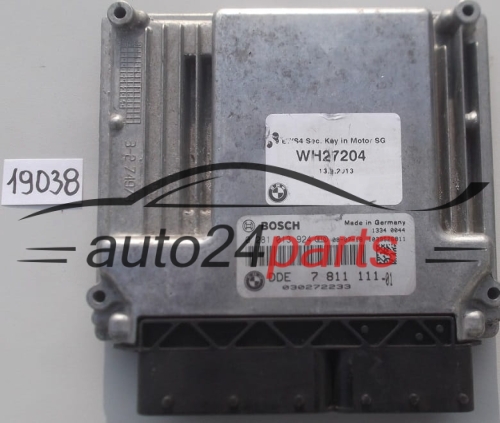 KOMPUTER STEROWNIK SILNIKA BMW X3 2.0, BOSCH 0 281 013 924, 0281013924, DDE 7 811 111, 7811111, DDE7811111