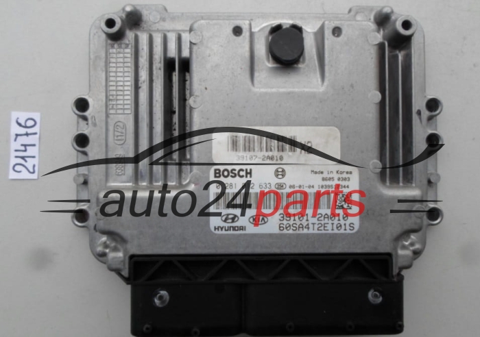 KOMPUTER STEROWNIK SILNIKA KIA PICANTO 1.1 CRDI BOSCH 0281012633, 0281 012 633, X2, 39107-2A010, 391072A010, 39101-2A010, 391012A010, 60SA4T2EI01S 