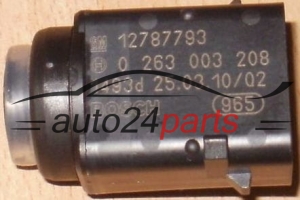 CZUJNIK PARKOWANIA PDC PARKTRONIK PRZEDNI TYLNY OPEL ASTRA VECTRA SIGNUM ZAFIRA BOSCH 0263003208, 0 263 003 208, 12787793