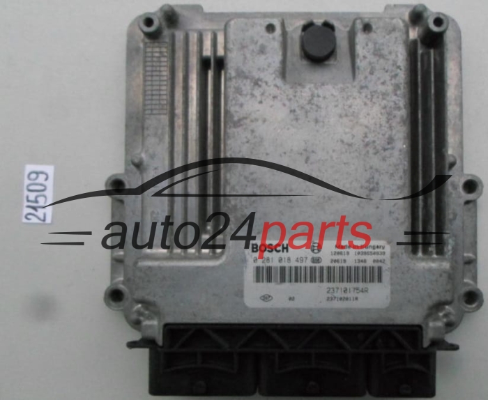 KOMPUTER STEROWNIK SILNIKA RENAULT TRAFIC 2.0 HDI BOSCH 0 281 018 497, 0281018497, 237101754R, 237102011R