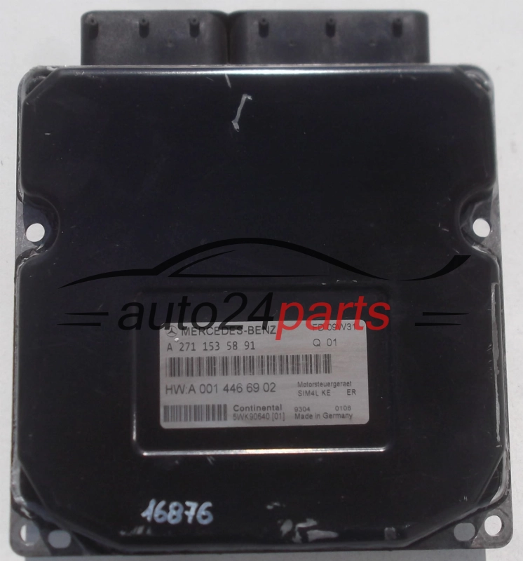 KOMPUTER STEROWNIK SILNIKA MERCEDES W203 CONTINENTAL 5WK90540 01, A 271 153 58 91, A2711535891, A 001 446 69 02, A0014466902