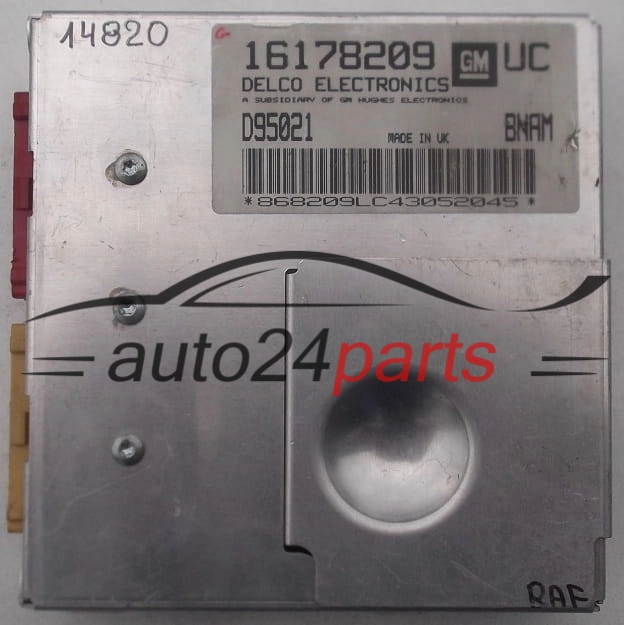 Sterownik silnika OPEL TIGRA 1.6 16178209UC D95021 BNAM - 14820 15169