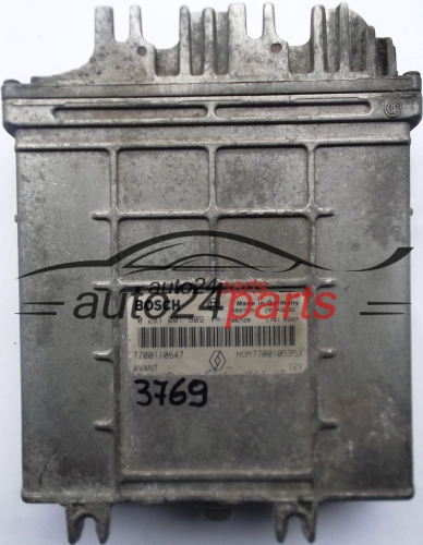 UCE CENTRALITA DE MOTOR RENAULT MEGANE SCENIC 1.9 TDI BOSCH 0281001809, 7700110647, HOM7700105953