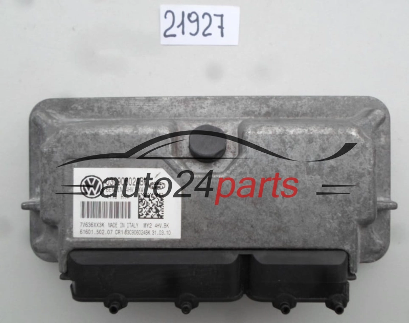 KOMPUTER STEROWNIK SILNIKA VOLKSWAGEN SEAT IBIZA 1.4 MAGNETI MARELLI MY2 4HV.BK, MY24HVBK, 03C 906 024 BK, 03C906024BK, 61601.502.07, 6160150207