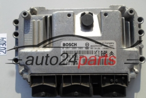 KOMPUTER STEROWNIK SILNIKA CITROEN PEUGEOT 1.6 BOSCH 0 261 208 908, 0261208908, 96 593 177 80, 9659317780, ME7.4.5