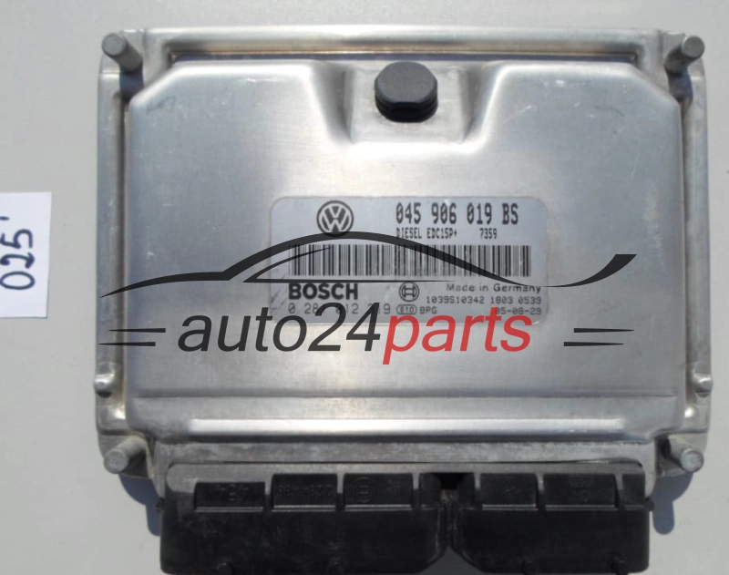 KOMPUTER STEROWNIK SILNIKA SEAT IBIZA VW POLO 1.9 TDI BOSCH 0 281 012 319, 0281012319, 045 906 019 BS, 045906019BS