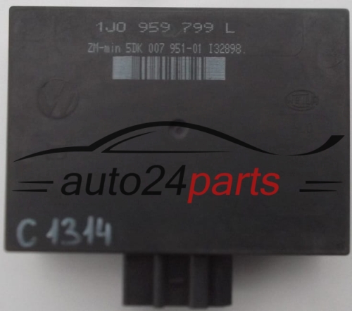 CENTRALKA MODUL STEROWNIK KOMFORTU VW SEAT SKODA HELLA 5DK 007 951- 01