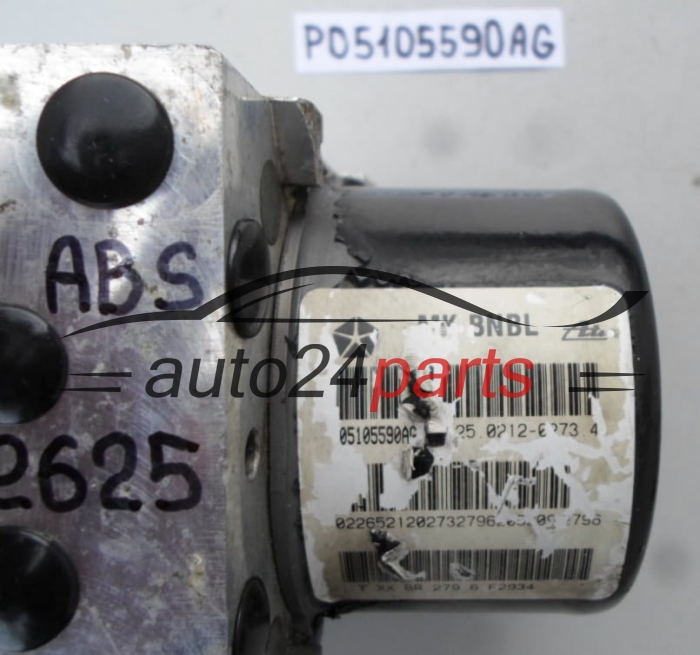 BOMBA HIDRAULICA Y CENTRALITA ABS JEEP PATRIOT P05105590AG, 25.0212-0273.4, 25021202734