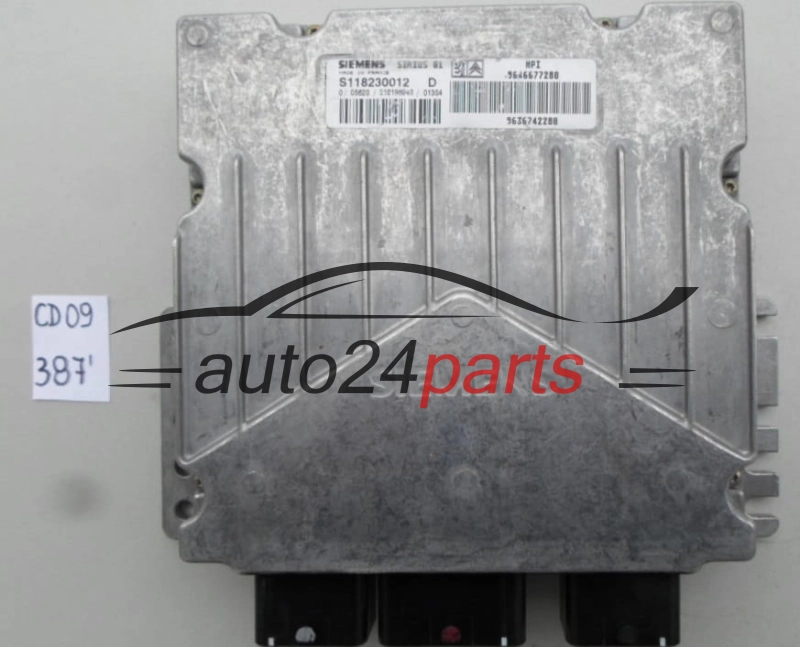 KOMPUTER STEROWNIK SILNIKA CITROEN S118230012 D, S118230012D, SIRIUS 81