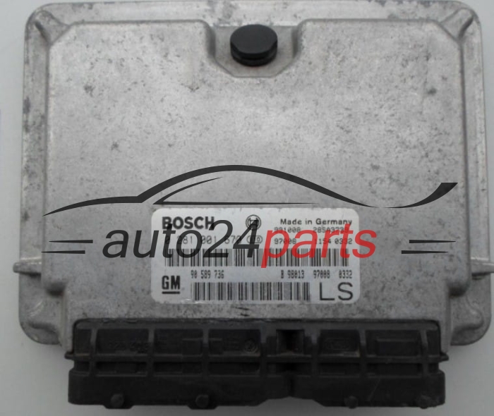 Calculateur Moteur OPEL 1.7 DTL BOSCH 0 281 001 670,  GM 90 589 736 LS
