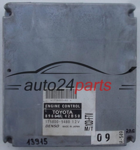 MOTORSTEUERGERÄT ECU STEUERGERAT TOYOTA RAV4 89661-42B50