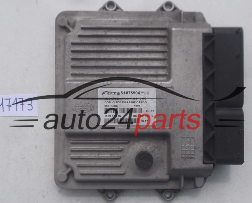 KOMPUTER STEROWNIK SILNIKA FIAT DOBLO 1.3 JTD 51875904