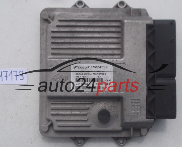 KOMPUTER STEROWNIK SILNIKA FIAT DOBLO 1.3 JTD 51875904