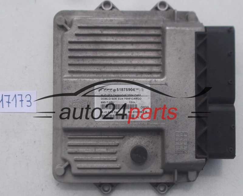 KOMPUTER STEROWNIK SILNIKA FIAT DOBLO 1.3 JTD 51875904