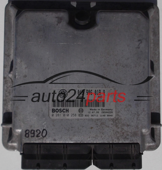 KOMPUTER STEROWNIK SILNIKA VOLKSWAGEN LUPO 1.2 TDI BOSCH 0 281 010 258,  045 906 019 Q