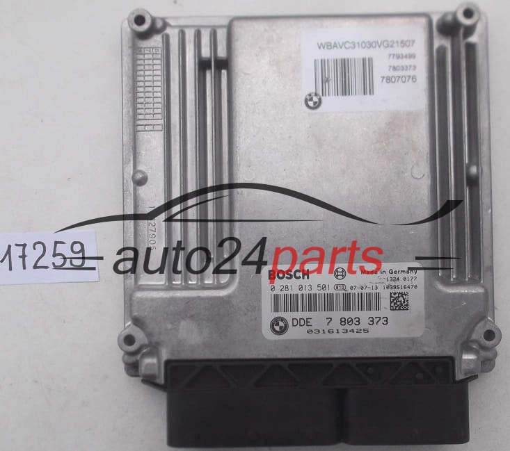  CALCULATEUR MOTEUR BMW E90 E91 320 BOSCH 0281013501