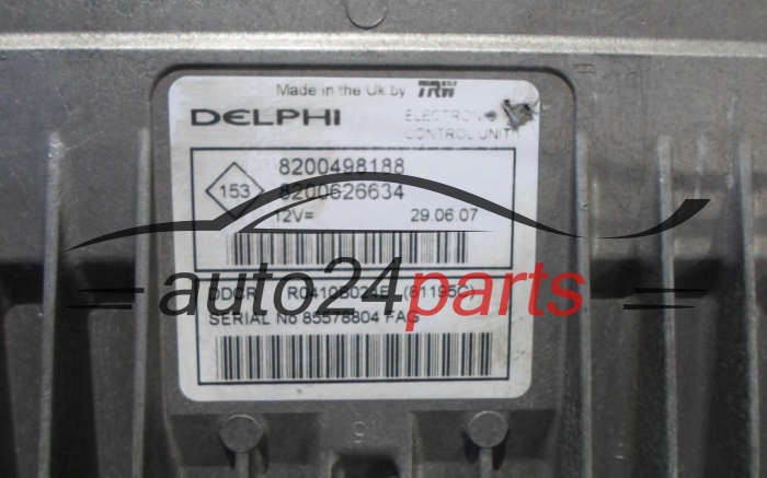 MOTORSTEUERGERÄT ECU STEUERGERÄT  RENAULT 1.5 DCI Delphi R0410B024E