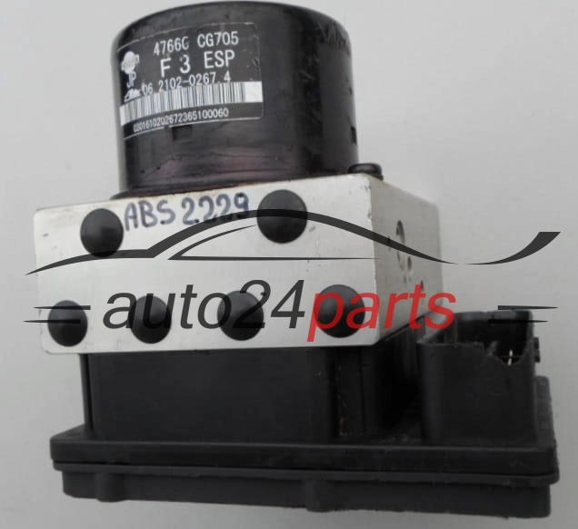 ABS POMPA INFINITI FX35 FX45 47660CG705, 06.2102-0267.4, 06210202674, 06.2109-0416.3, 06210904163