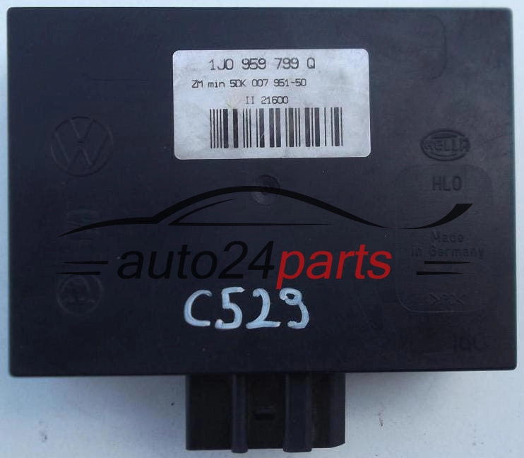 CENTRALKA MODUL STEROWNIK KOMFORTU VW SEAT SKODA HELLA 5DK 007 951-50