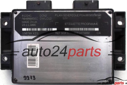 calculateur moteur pour peugeot partner, citroen berlingo 1.9 