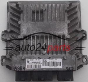 ECU CENTRALITA DE MOTOR CITROEN PEUGEOT 2.0 HDI SIEMENS 5WS40136C-T, 5WS40136CT, SW9653059380, HW9647423380