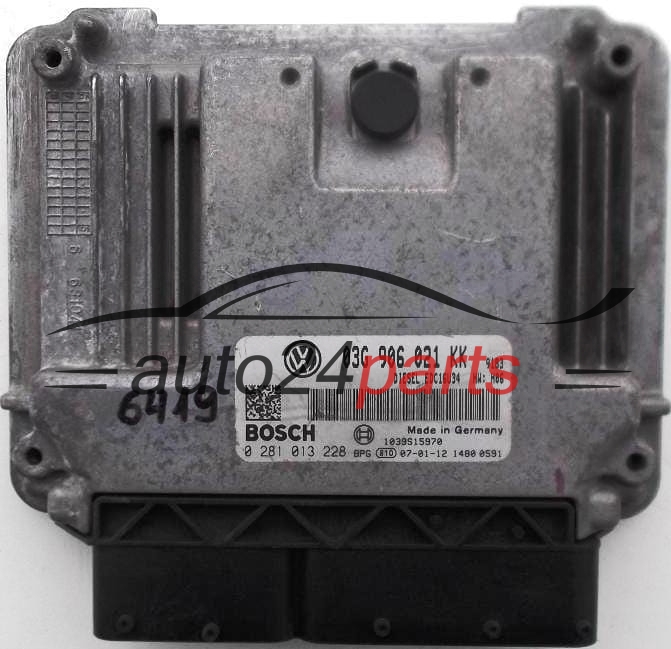 MOTORSTEUERGERÄT ECU STEUERGERAT VW VOLKSWAGEN GOLF 2.0 TDI