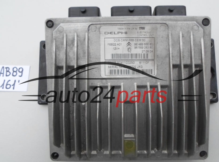 KOMPUTER STEROWNIK SILNIKA CITROEN PEUGEOT 1.4 HDI R0411C023D, 9648966680, 9656908380