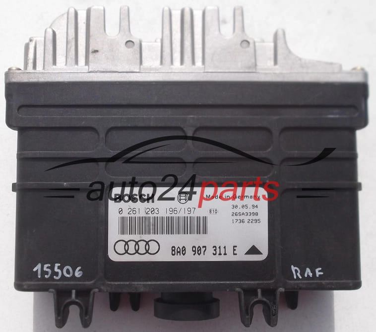 KOMPUTER STEROWNIK SILNIKA AUDI BOSCH  0261203196  0261203197  8A0907311E