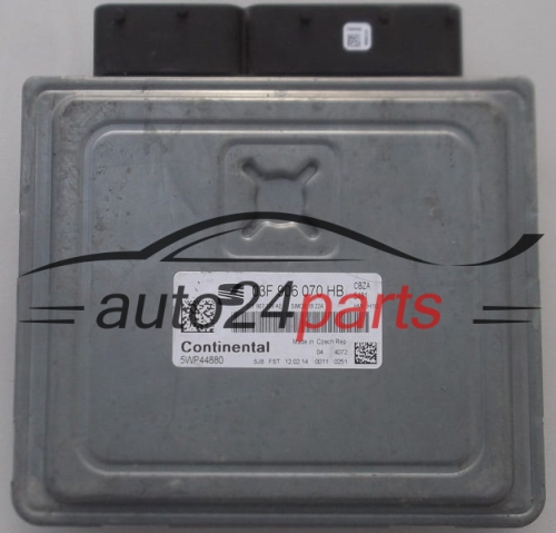 MOTORSTEUERGERÄT ECU STEUERGERÄT  SKODA FABIA 1.4 CONTINENTAL 5WP44880, 03F 906 070 HB