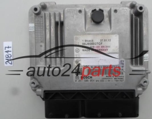 CALCULATEUR MOTEUR VW VOLKSWAGEN TIGUAN 2.0 TFSI BOSCH 0 261 S06 054, 0261S06054, 06J 906 027 R, 06J906027R, 06J 906 027 CF, 06J906027CF, MED17.5.2