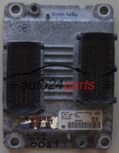 MOTORSTEUERGERÄT ECU STEUERGERAT OPEL CORSA C 1.2 Z12XEP BOSCH 0 261 208 253, 0261208253, GM 55352622 SS, 1039S10736
