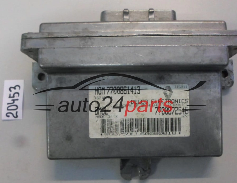 KOMPUTER STEROWNIK SILNIKA RENAULT CLIO Delco 16210759, HOM 7700861413, 7700872546, BMUL