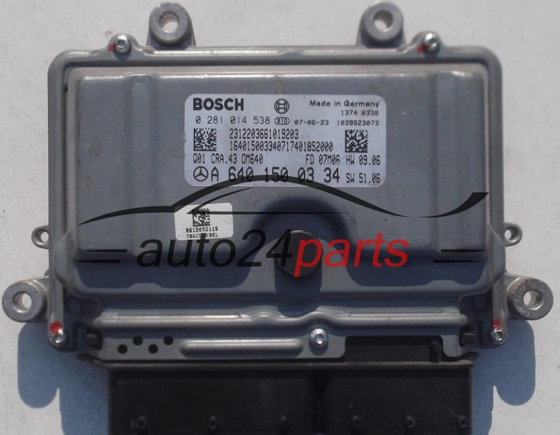 ECU CENTRALITA DE MOTOR MERCEDES B200 2.0 CDI BOSCH 0 281 014 538