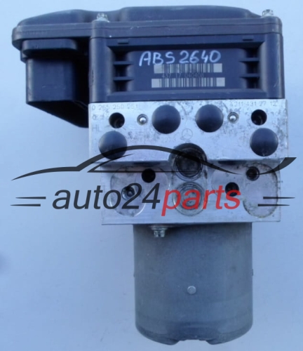 ABS PUMPE BLOCK HYDRAULIKPUMPE STEUERGERÄT MERCEDES W211 BOSCH 0 265 250 251, 0265250251, A2114312712, 0265960322