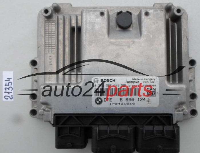 CENTRALITA DE MOTOR BMW MINI COOPER BOSCH 0 261 S08 678, 0261S08678, DME 8 600 124, DME8600124, 8600124