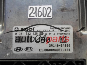 Sterownik silnika KIA CEED 1.4 CRDI BOSCH 0281032126 39140-2A800 391402A800 EDC17C57 -