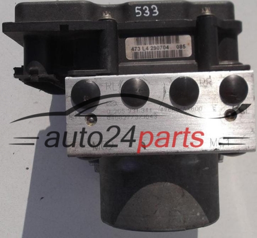 BOMBA HIDRAULICA Y CENTRALITA ABS NISSAN MICRA BOSCH 0 265 231 341,  47660 AX600