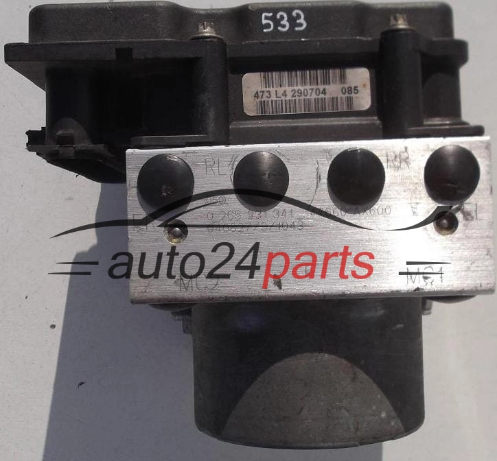 BOMBA HIDRAULICA Y CENTRALITA ABS NISSAN MICRA BOSCH 0 265 231 341,  47660 AX600