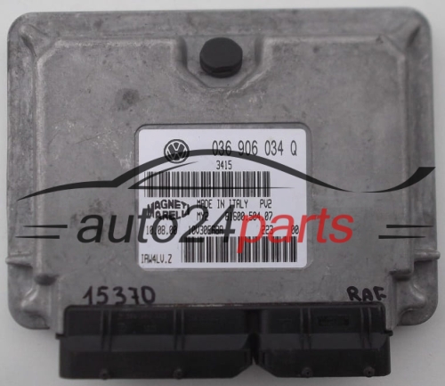 CALCULATEUR MOTEUR AUDI MAGNETI MARELLI IAW 4LU.Z, IAW4LUZ, IAW 4LV.Z, IAW4LVZ, 036 906 034 Q, 036906034Q, 61600.504.07, 6160050407