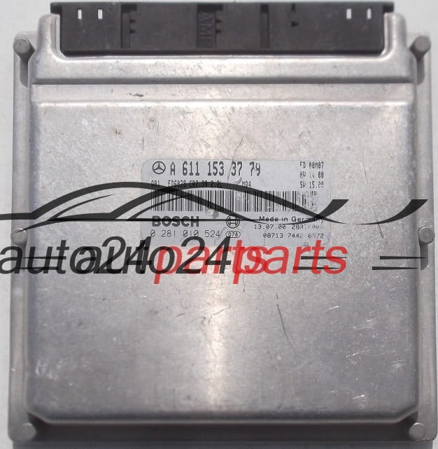 MOTORSTEUERGERÄT ECU STEUERGERAT MERCEDES SPRINTER 2.2 220 CDI BOSCH 0 281 010 524, 0281010524, A 611 153 37 79, A6111533779, CR2.39